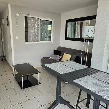 アパート Cap D'agde - Estivales - Proche Naturiste - Terrasse - Wifi - Parking - Piscine - Clim