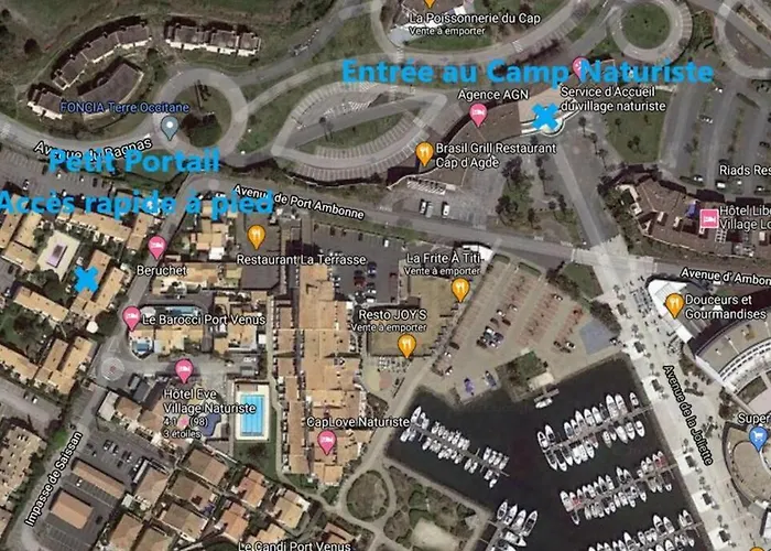 아파트 Cap D'agde - Estivales - Proche Naturiste - Terrasse - Wifi - Parking - Piscine - Clim *