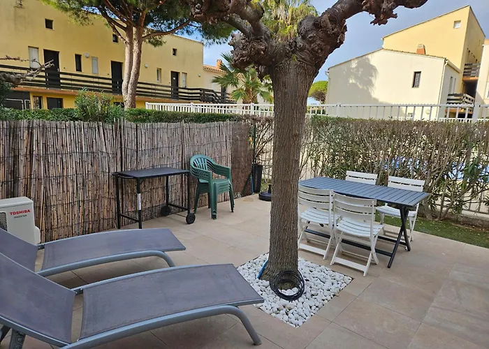 아파트 Cap D'agde - Estivales - Proche Naturiste - Terrasse - Wifi - Parking - Piscine - Clim *